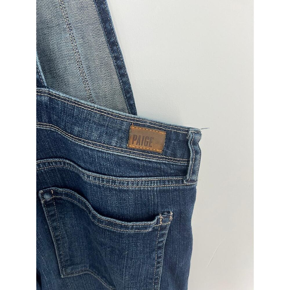 Paige Denim Overalls Women 27 Medium Wash Adjustable Strap Casual - Picture 5 of 8